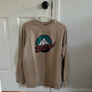 Burton Beige Crewneck Men's Sweater